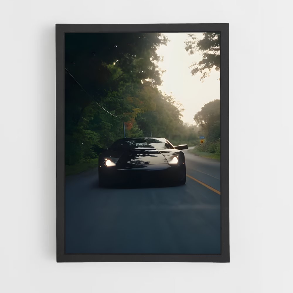 Poster Murcielago Route – affiche Lamborghini (vue 2)